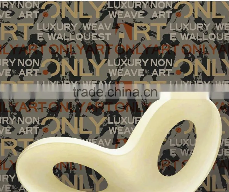 2015 modern style removable wallpaper roll for living room