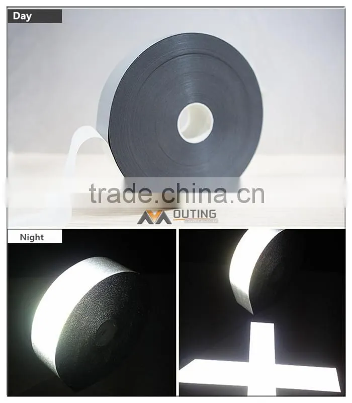Fire Flame Retardant Reflective Fabric Tape for Clothing