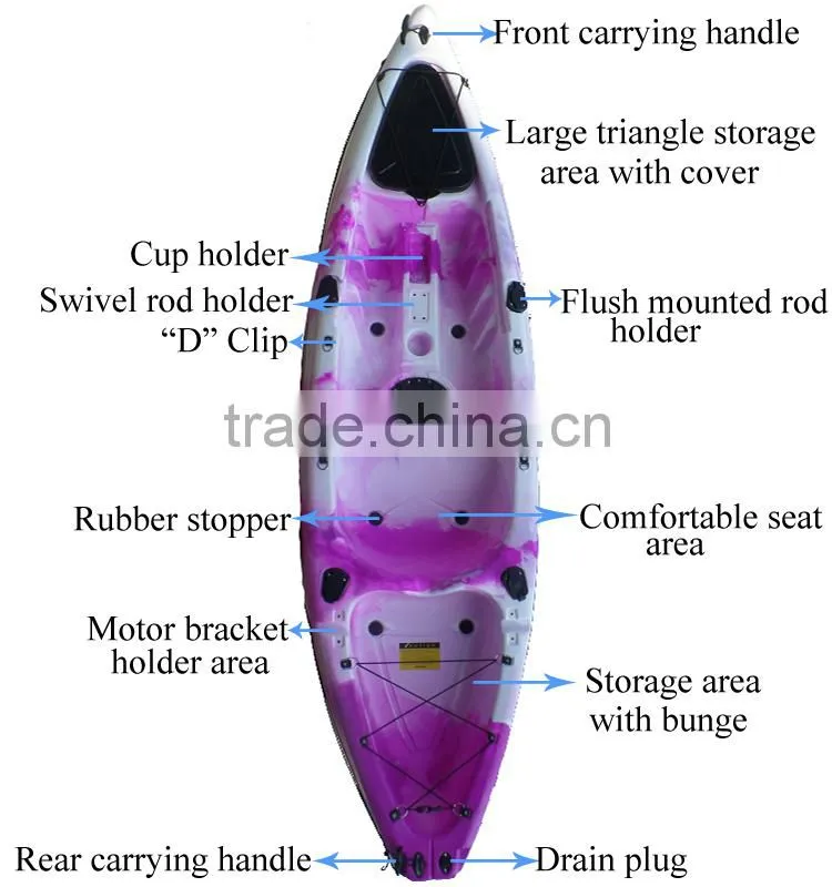 Blue Ocean new design river kayak/river fishing kayak/swift river kayak