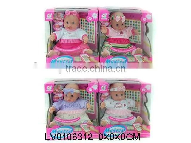 LV0106312 Spanish B/O fashion baby function doll