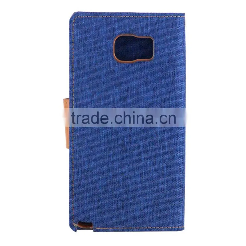 Mercury Goospery Canvas Jeans Diary wallet Mobile Phone Flip Leather PU cover case for Samsung Galaxy Note 5 N920