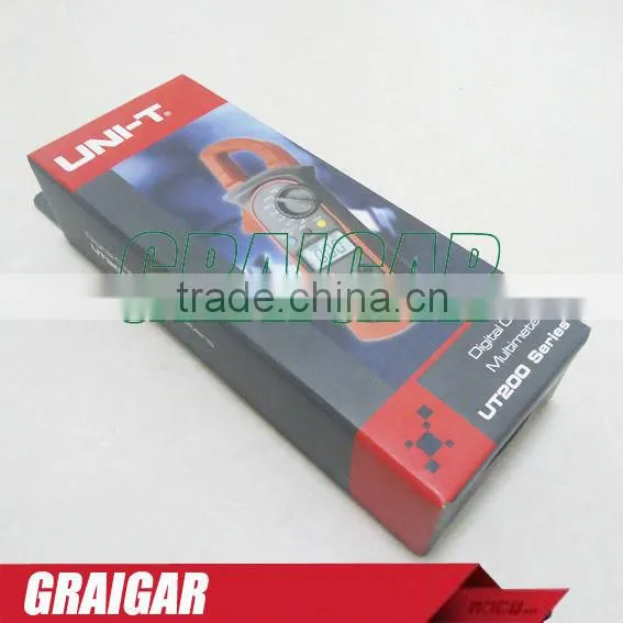 UNI-T UT200A LCD Digital Clamp Multimeter Ohm DMM DC AC Voltmeter AC Ammeter