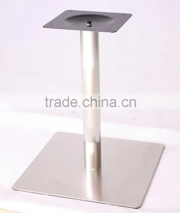 Stainless Steel Square Metal Table Base