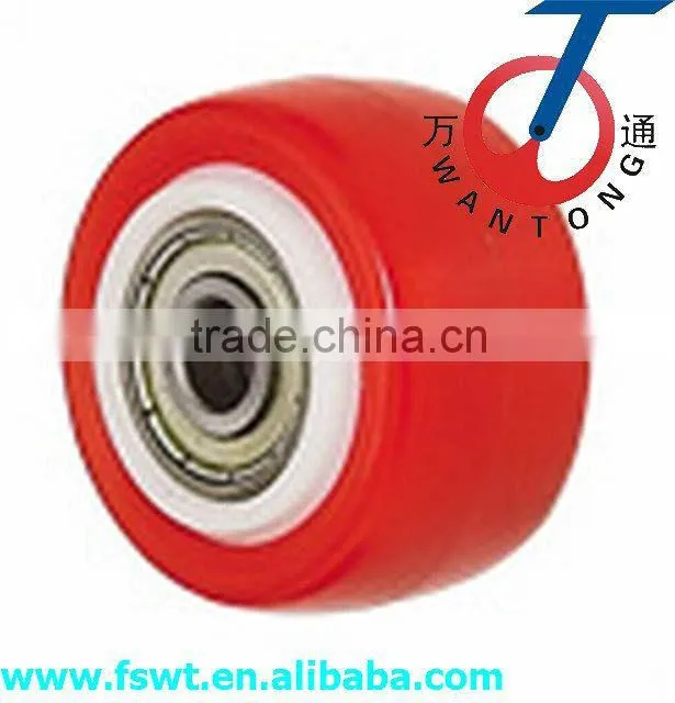 High Quality Light Duty Furniture Small PU Rigid Caster Wheel