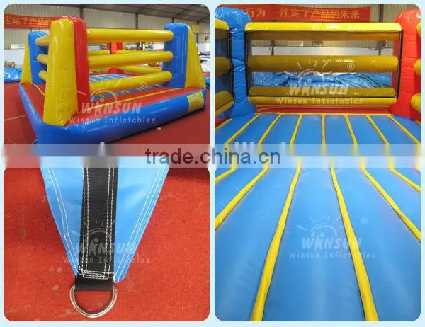 Specially designed cheap PVC inflatable sports game ,inflatable boxing ring for sale