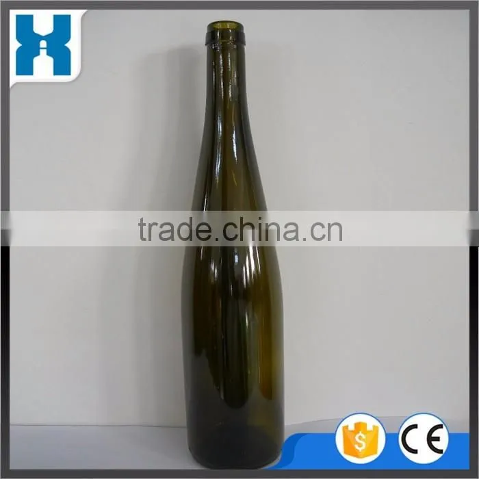 CLEAR 750ML EMPTY CHAMPAGNE GLASS BOTTLE WITH CORK