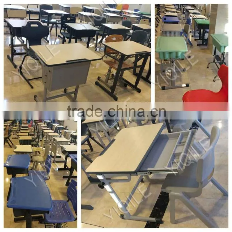 Wholesale cheap price various style Melamine /ABS Injected board sdudent desk for school