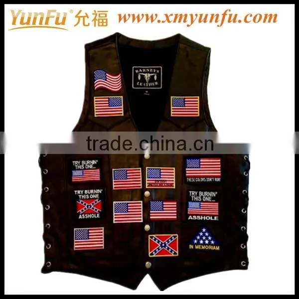 Custom embroidery small flag patches