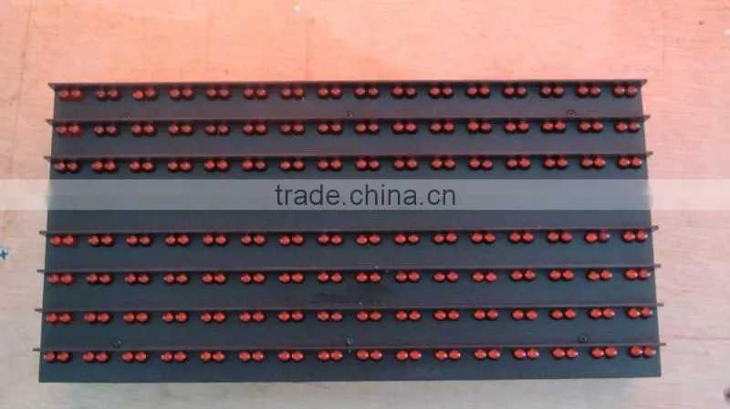 Single green P10 LED Module 32x16 Pixel Pitch LED Display Screen