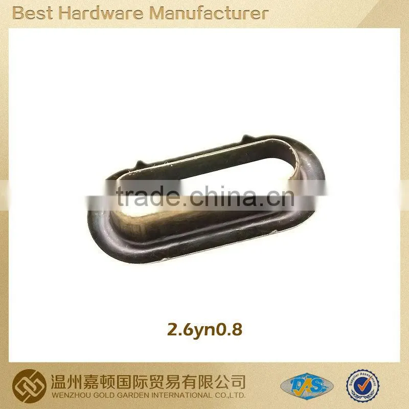 Metal Colored Brass Oval Eyelet