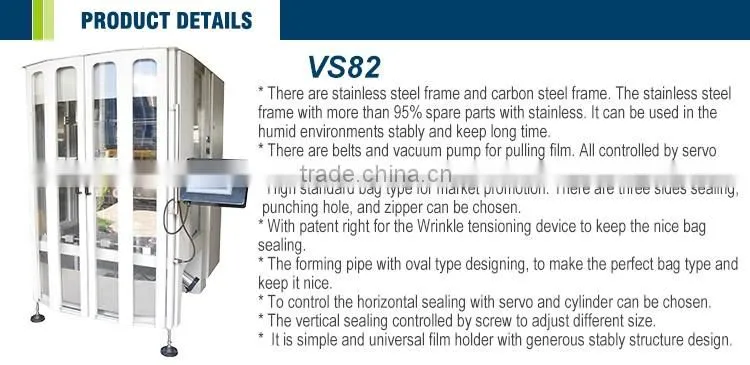 Large Four Side Sealing automatic pellet rice bagging machine