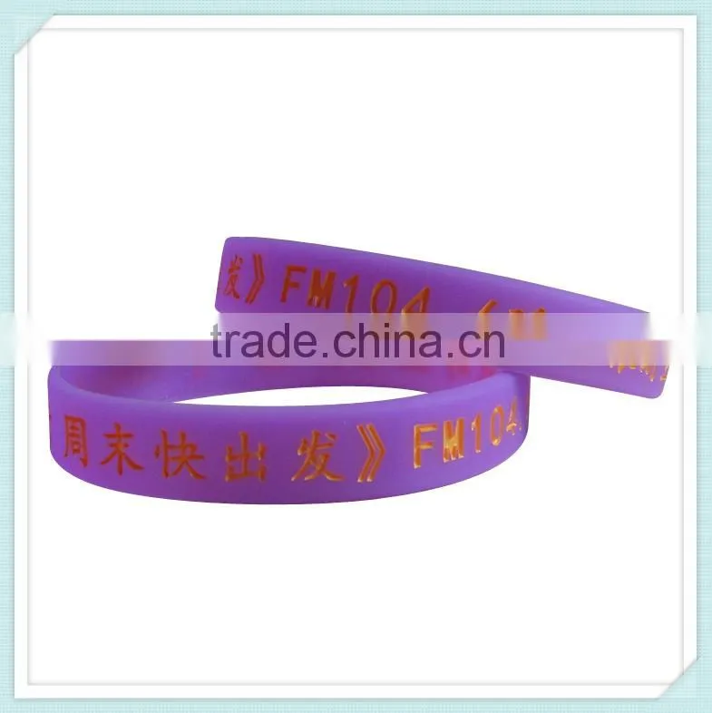 rubber charm bracelet 2015 fashion jewelry