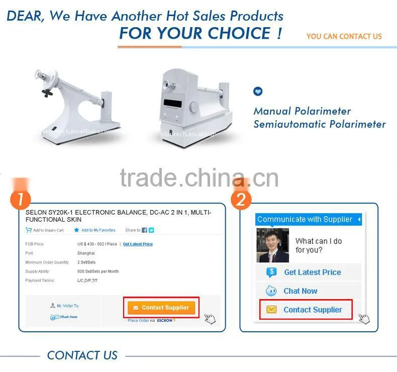SELON AUTOMATIC POLARIMETER, DIGITAL POLARIMETER, MANUAL POLARIMETER