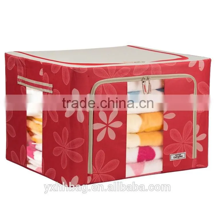 Foldable polyester waterproof storage bag for bedroom
