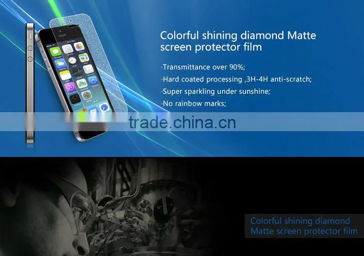 Diamond screen protector shield film for IPad air