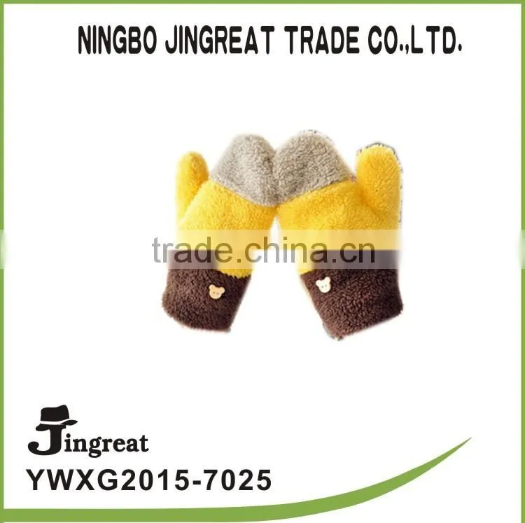 new baby winter style three color custom fashion glove
