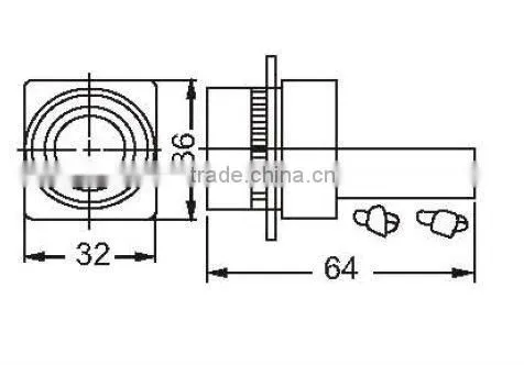flat momentary electrical push button switch KB3-2511