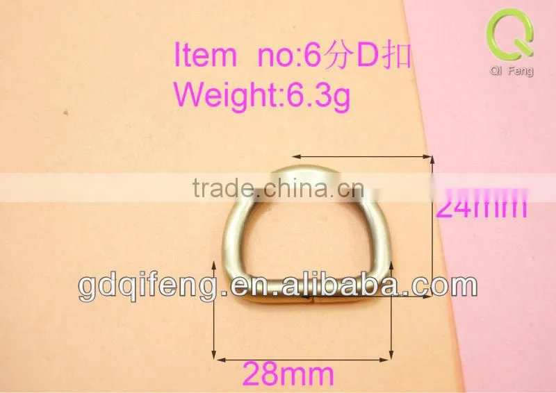 Wholesale new products of handbags hardware 20mm D- ring