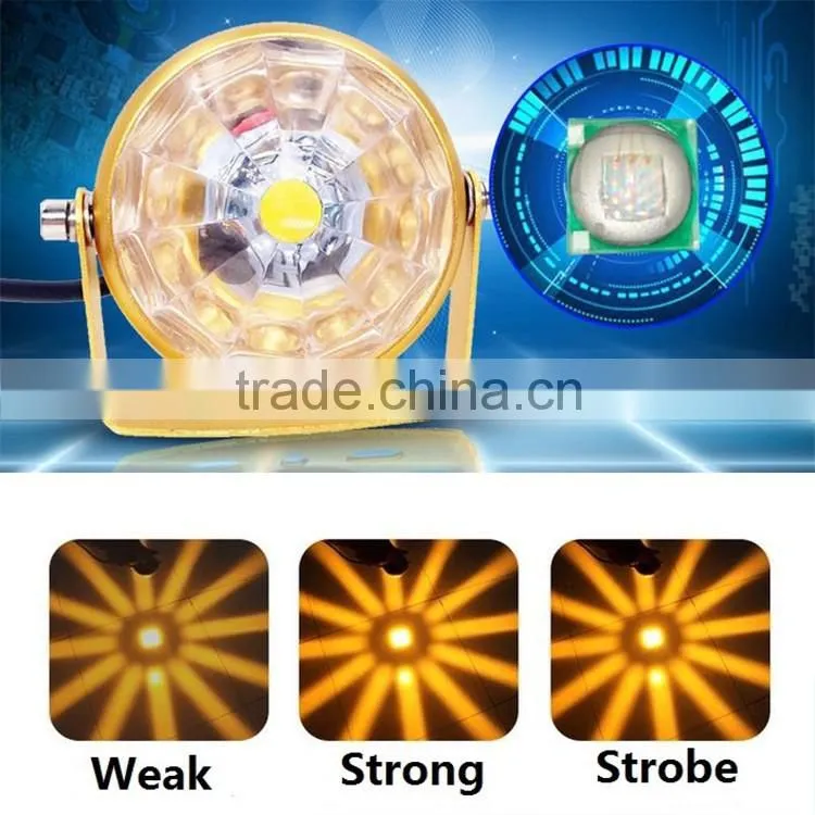 Strobe led bulb 10w newest product for 2017 laser light outdoor c-ree led motorcycle light kit