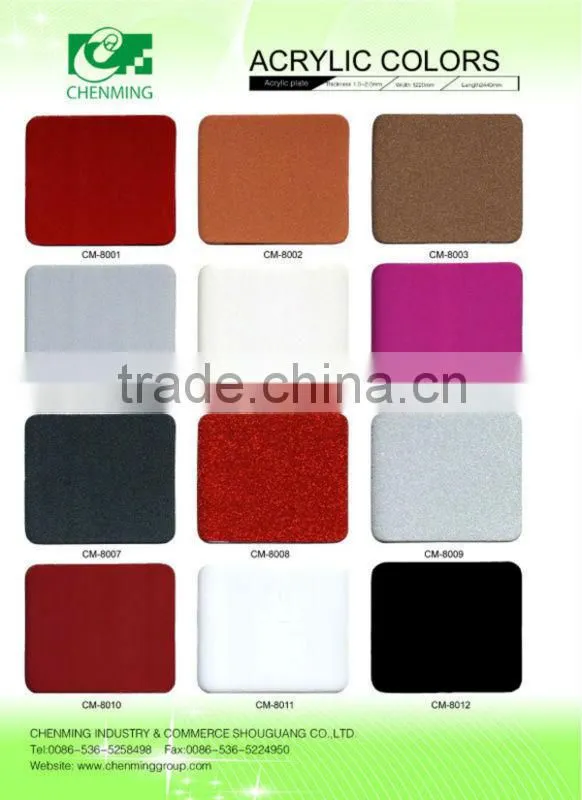 High Glossy Acrylic MDF board