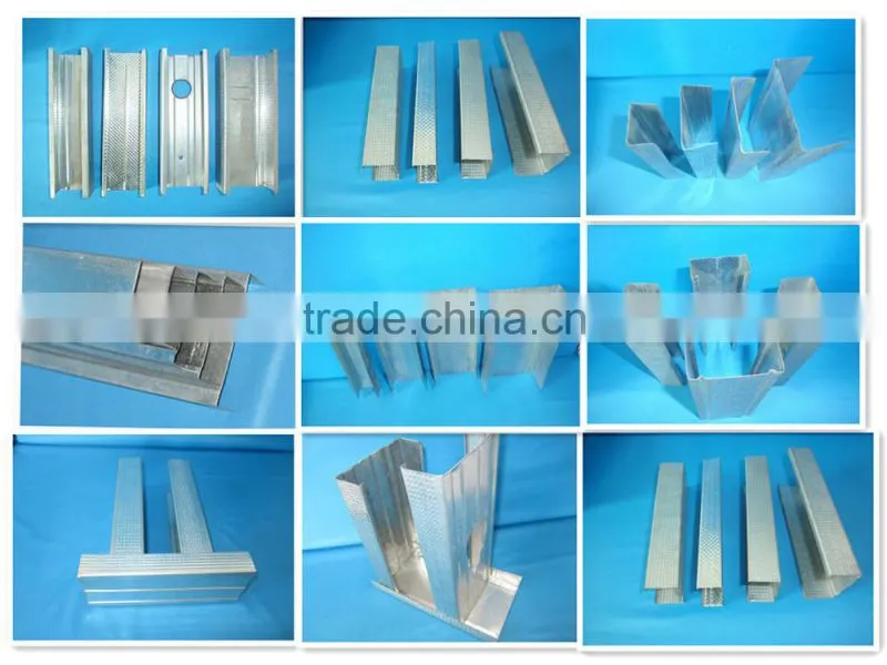 Good sell building material/gi stud track channel /metal steel framing with factory price.