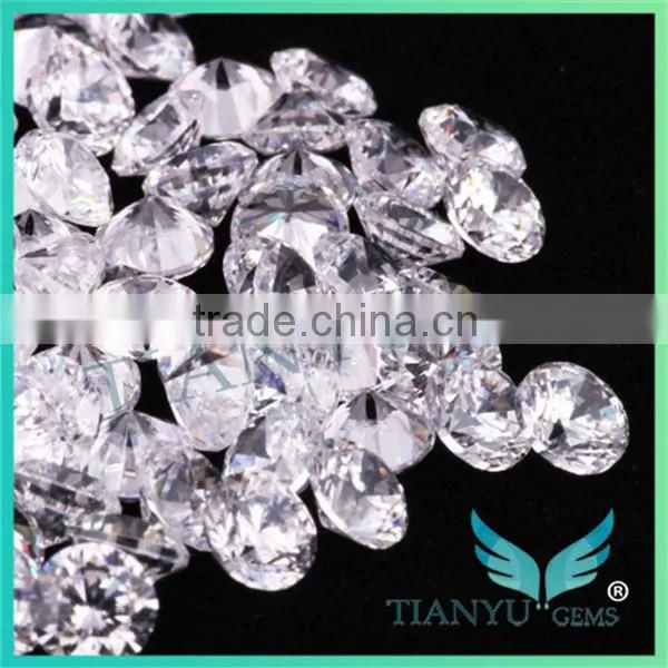 Loose CZ round 2.0mm A level cubic zirconia gemstones america diamond
