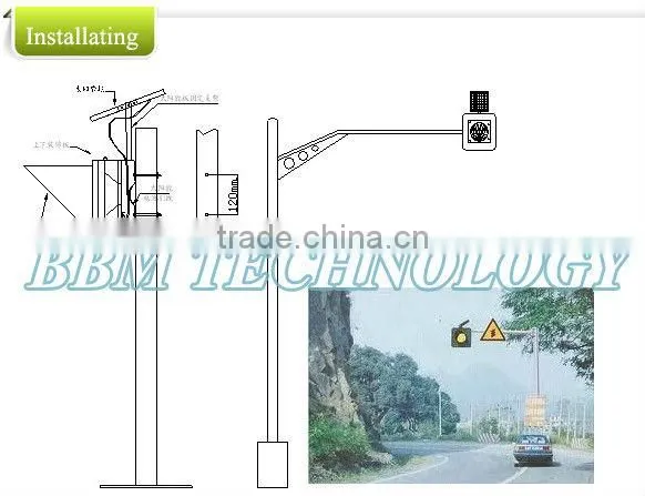 panel solar for traffic light