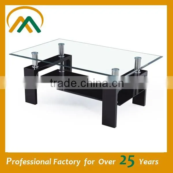 No Folded and Modern Appearance Glass Coffee Table JY-02