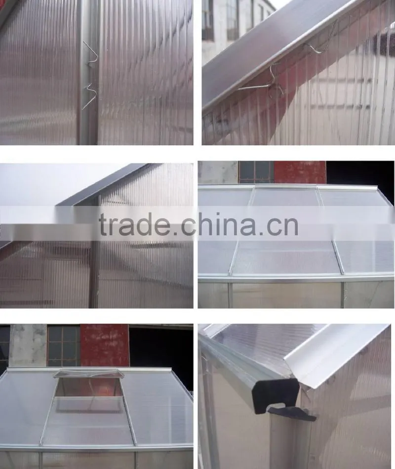 Colourful double sliding door Greenhouse for flower