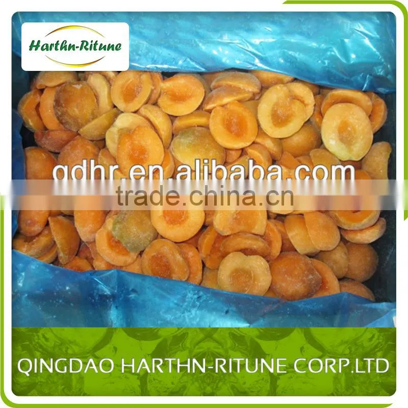 frozen apricot halves peeled and blanched