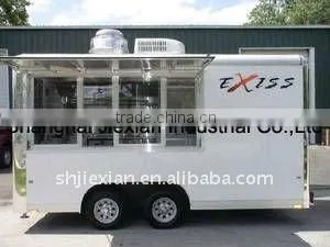 JX-FS400B Reputed Outdoor Customized street Mobile Food cheap concession trailers for sale