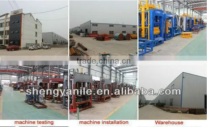 Shengya QT8-15 german technology full automatically baking-free concrete block machines china supplier