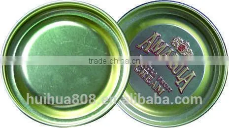 Metal tinplate lid for paper tube with SGS / FDA certificates