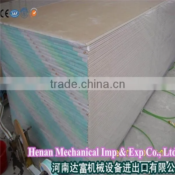 Latest gypsum board machinery