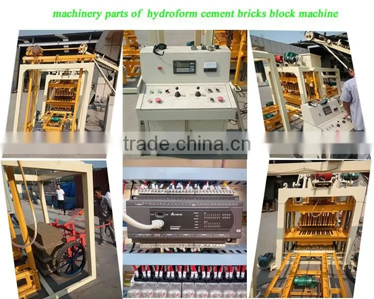 building hydroform cement bricks block machine prices