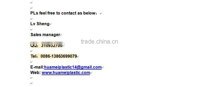 plastic mobile phone case made in China