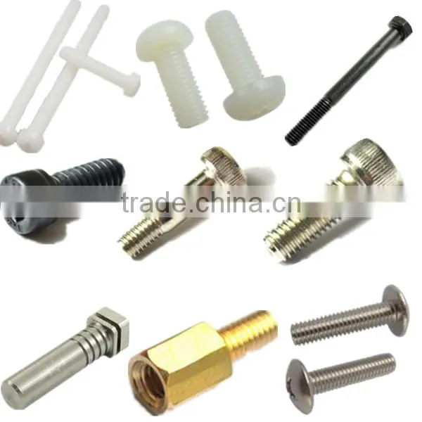 Factory Supply Customized Black Nickel Plated Aluminum Chicago Screw