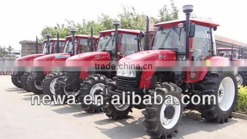 Best seller 75hp 4WD NEW754 with front end loader and backhoe agriculture tractor