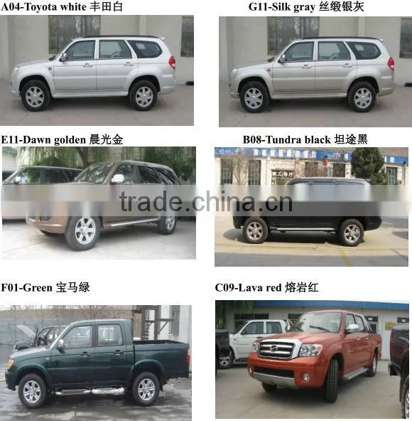 China latest pick up car (diesel engine, 4x2 drive)