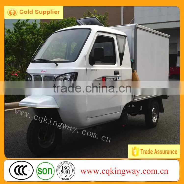 2015 New Design Cabin Cargo Tricycle Scooter, Adult Motor Tricycle Manufacturer in China,Truck Cargo Tricycle