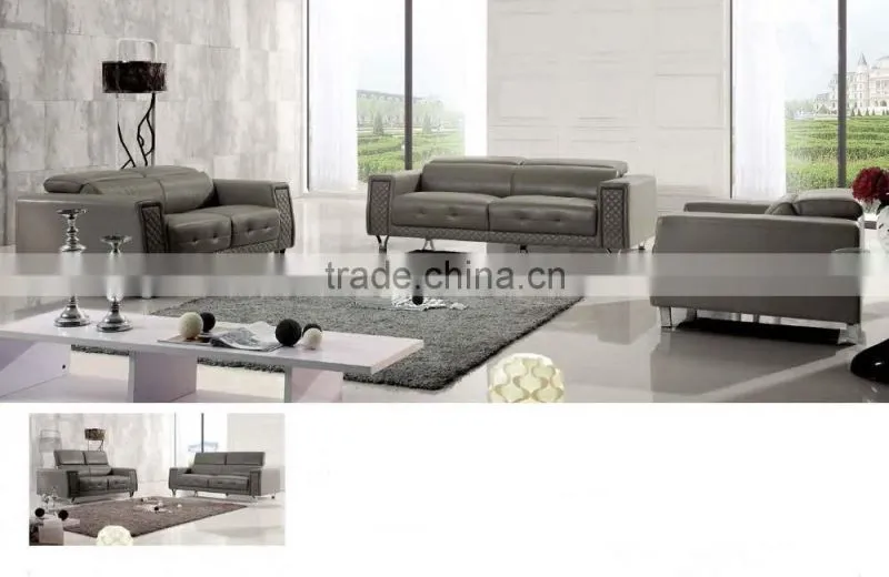 Bisini Modern Desgin Living Room Genuine Leather Sofa Set