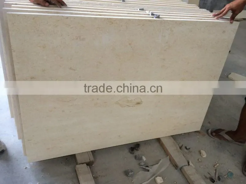 Natural alice beige marble lobby flooring design