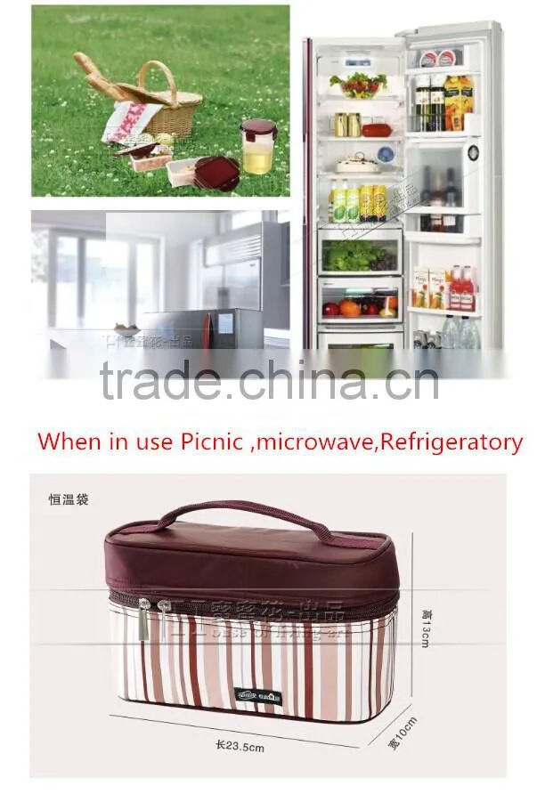 Hot Sale 3.85L Waterproof Travel Picnic Lunch bag Snack Tote Isothermic Cooler Handbag Combintion Kids Lunch Box