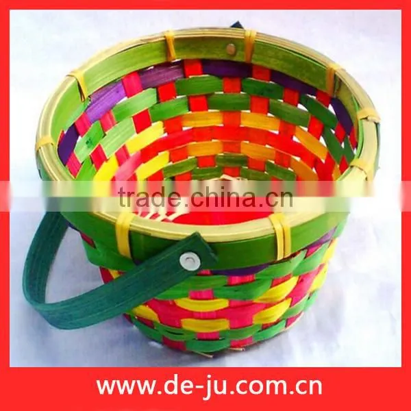 Professional Cheap Rectangular Bread Bamboo Picnic Basket