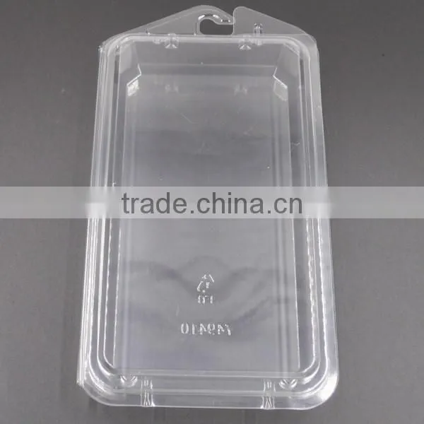 Blister large clear plastic fruit container with lid for fruit packaging