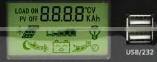 30A48V PWM Solar Charge Controller Regulator with LCD display and USB