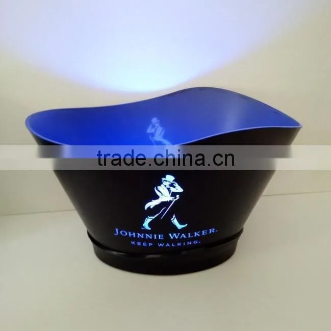 Supply good quality acrylic plastic beer vodka champagne ice bucket coolers