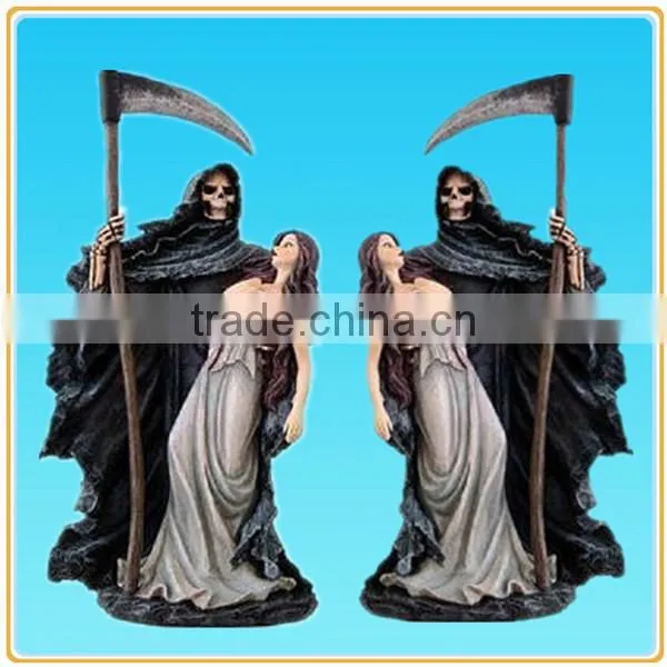 Wholesale grim reaper figurine for halloween decoration, props grim reaper for halloween decor