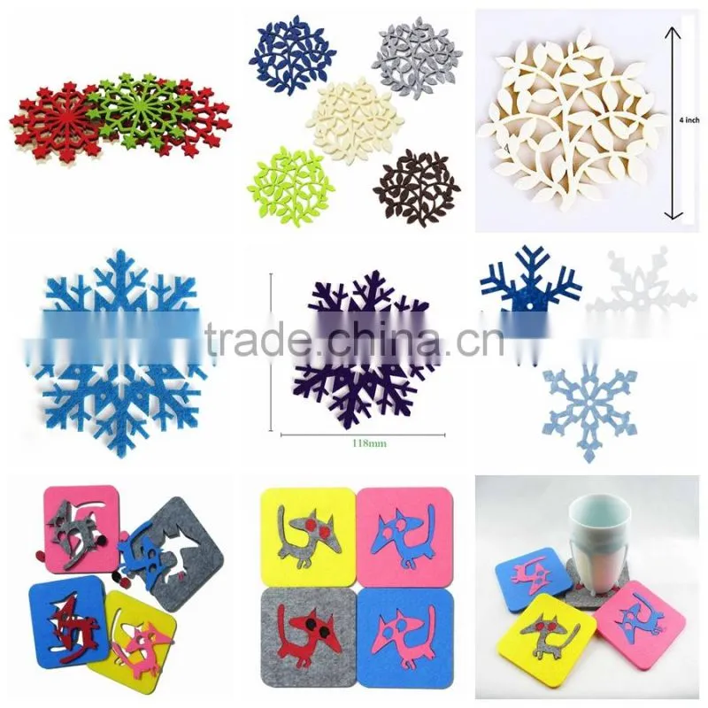 professional factory supply felt coaster