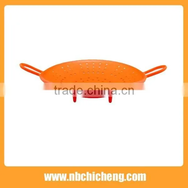 Silicone Kitchen Draining Storage Basket Water-clock Basket Drain Fruits Basket